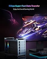 Yottamaster DF5RU3 5-Bay RAID Hard Drive Enclosure, 90TB Capacity — image 5