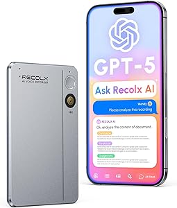 RECOLX JYDH-100 AI Voice Recorder Review