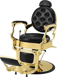 Artist Hand Retro Barber Chair - Gold Review