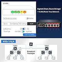 STEAMEMO 5-Port Gigabit PoE+ Switch 52W — image 3