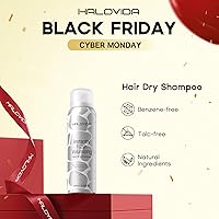 HALOVIDA Dry Shampoo for Dark Hair, Travel Size 2.03oz — image 2