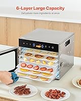 VEVOR Food Dehydrator H6-C001, 6-Tray, 400W — image 4