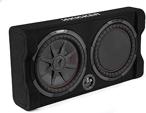 Kicker 48TRTP122 12″ Thin Down-Firing Subwoofer