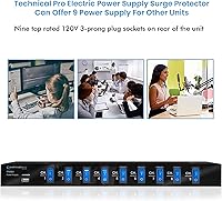 Technical Pro TPS9TU Power Supply Strip — image 5