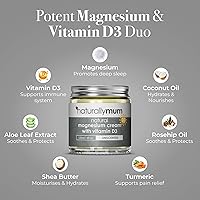 NaturallyMum Magnesium Cream with Vitamin D3 4 Fl Oz — image 3