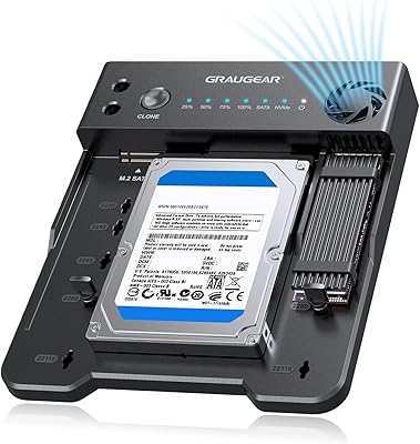 GRAUGEAR G-M2ST235-CL SATA SSD/HDD to M.2 NVMe Docking Station