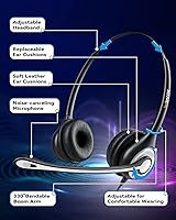 Wantek 602QS2 Telephone Headset — image 5