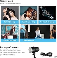 LimoStudio AGG1756 160W Photo Monolight Flash Strobe Light — image 6