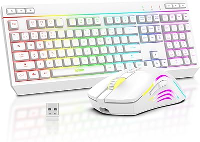 RedThunder K20 Wireless Keyboard and Mouse Combo