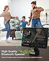 Bitswolee BQ12 Cell Phone Stand with Bluetooth Speaker and Wireless Charger — image 7