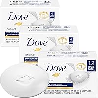 Dove Original Beauty Bar 3-Pack (12 Soap Bars) — image 1