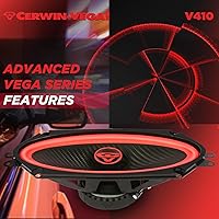Cerwin Vega V410 4X10 2-Way Coaxial Car Audio Speakers — image 5