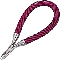 Tweezerman Grip & Snip Spiral Spring Cuticle Nipper (Blue/Pink) — image 1