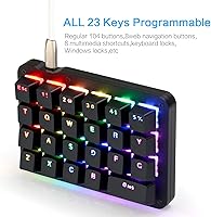 Koolertron One-Handed Macro Mechanical Keyboard — image 3