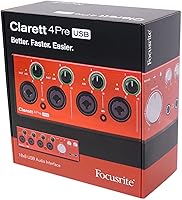 Focusrite Clarett 4Pre USB 18-In/8-Out Audio Interface — image 6
