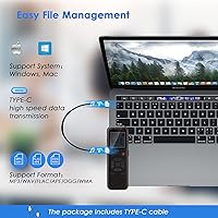 dgtenk L77 72GB Digital Voice Activated Recorder — image 7
