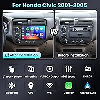 Podofo 9-inch Car Stereo for Honda Civic 2001-2005 — image 2