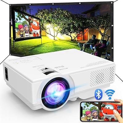 NISOO M10 Mini Projector with WiFi and Bluetooth