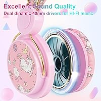 QearFun Sparkly Unicorn Headphones for Girls — image 5