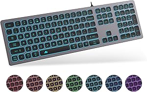 POWZAN KB770 Aluminum Quiet Wired Backlit Keyboard Review