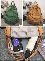 Green Canvas Backpack for Women — image 7