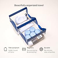 Cadence Parcel Clear Dopp Kit - 1 Qt - Cove — image 3