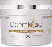 Dermlogic Acne Treatment Pads - 2% Salicylic Acid, Exfoliating, Unscented — image 1