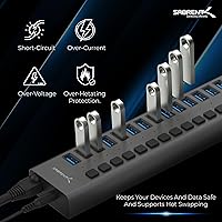 SABRENT 16-Port USB 3.0 Hub HB-PU16 — image 2