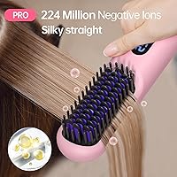 Hahahope Cordless Hair Straightener Brush — image 3