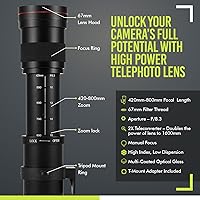 Big Mike's 420-1600mm f/8.3 HD Manual Telephoto Lens for Nikon — image 2