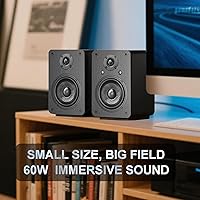 LONPOO LP42 Bluetooth Bookshelf Speakers — image 5