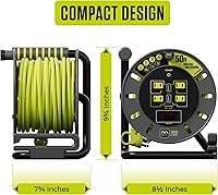 Masterplug 50ft Cord Reel with 4 Outlets & 2 USB Ports — image 7