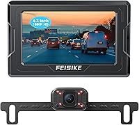 FEISIKE ADC711 Backup Camera 1080P with 4.3″ Monitor — image 1
