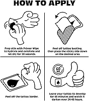 Inkbox Extra-Large Semi-Permanent Tattoo Moody Bloom 5.5x9 in — image 4