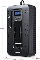 CyberPower EC850LCD UPS Battery Backup and Surge Protector — image 6