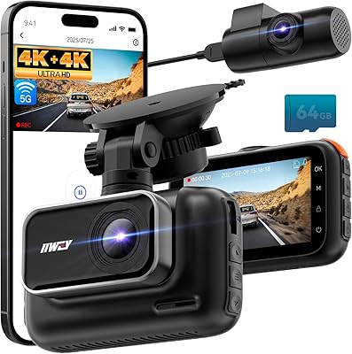 IIWEY Q5 4K+4K Dash Cam