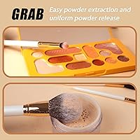 OMANIAC Makeup Brush Set, 12-Piece White with Pearl Handles — image 7