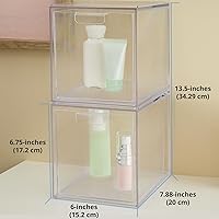 STORi Audrey Stackable Bin Organizer, 2-Piece Set — image 3