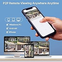 Hiseeu 5MP Wireless Security Camera System with 12″ LCD Monitor and 3TB HDD — image 5