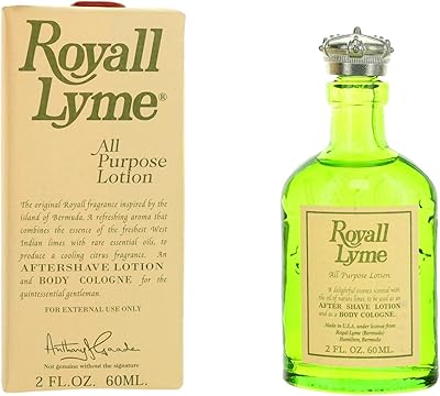 Royall Lyme 2 oz Travel Size Original Cologne and Aftershave