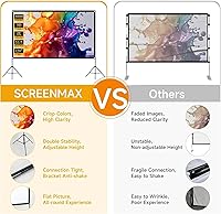 SCREENMAX 120-inch Outdoor Projector Screen with Stand — image 2
