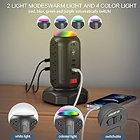 Tecmize 21-in-1 Power Strip with 30W PD Fast Charging and RGB Light — image 3