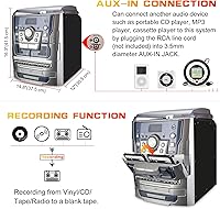 HONGUT Bluetooth Vinyl Stereo Record Player HF-638PBT-1 — image 6