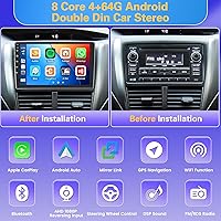 Fuluku 10.1 Inch Android Car Stereo with Wireless Carplay and Android Auto — image 2