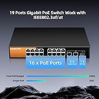 keepLiNK 16-Port Gigabit PoE Switch — image 3