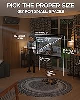 PropVue 60-inch Projector Screen with Stand — image 3