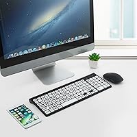 Fonicer Large Print Wireless Keyboard and Mouse — image 8