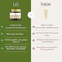 Wild Gold Tallow 100% Grass Fed Tallow Balm with Colostrum & Emu Oil, 2oz — image 5