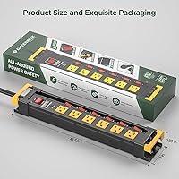 Green Box Innovations 6 Outlet Heavy Duty Power Strip — image 6