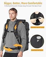 Ponhog 50L Travel Backpack for Men — image 3